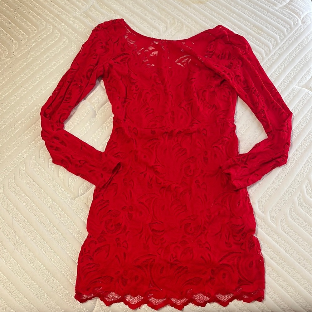 Red Lace Dress